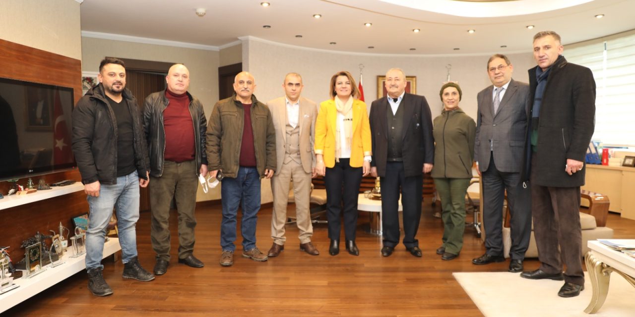 KOCAELİ SARIKAMIŞLILAR DERNEĞİ  BAŞKAN HÜRRİYET’İ ZİYARET ETTİ