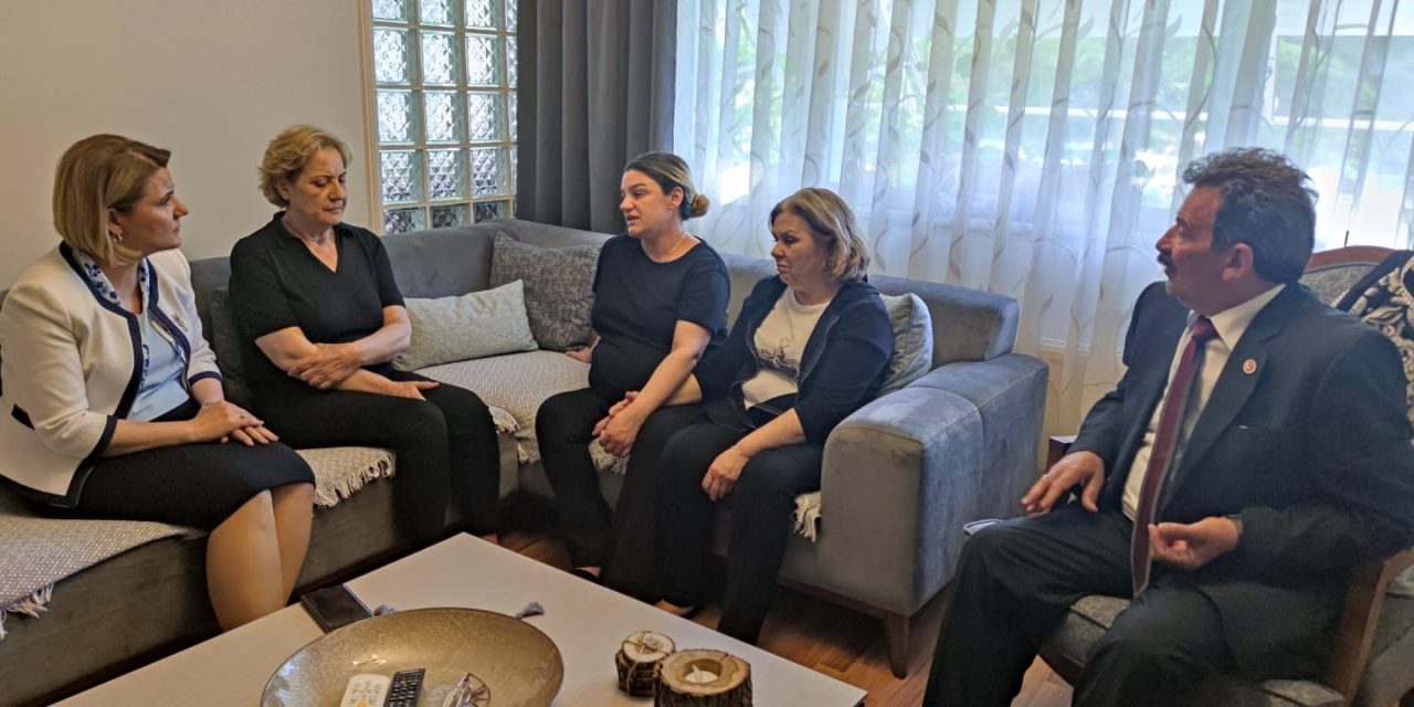 BAŞKAN HÜRRİYET’TEN ŞAHİN AİLESİNE TAZİYE ZİYARETİ
