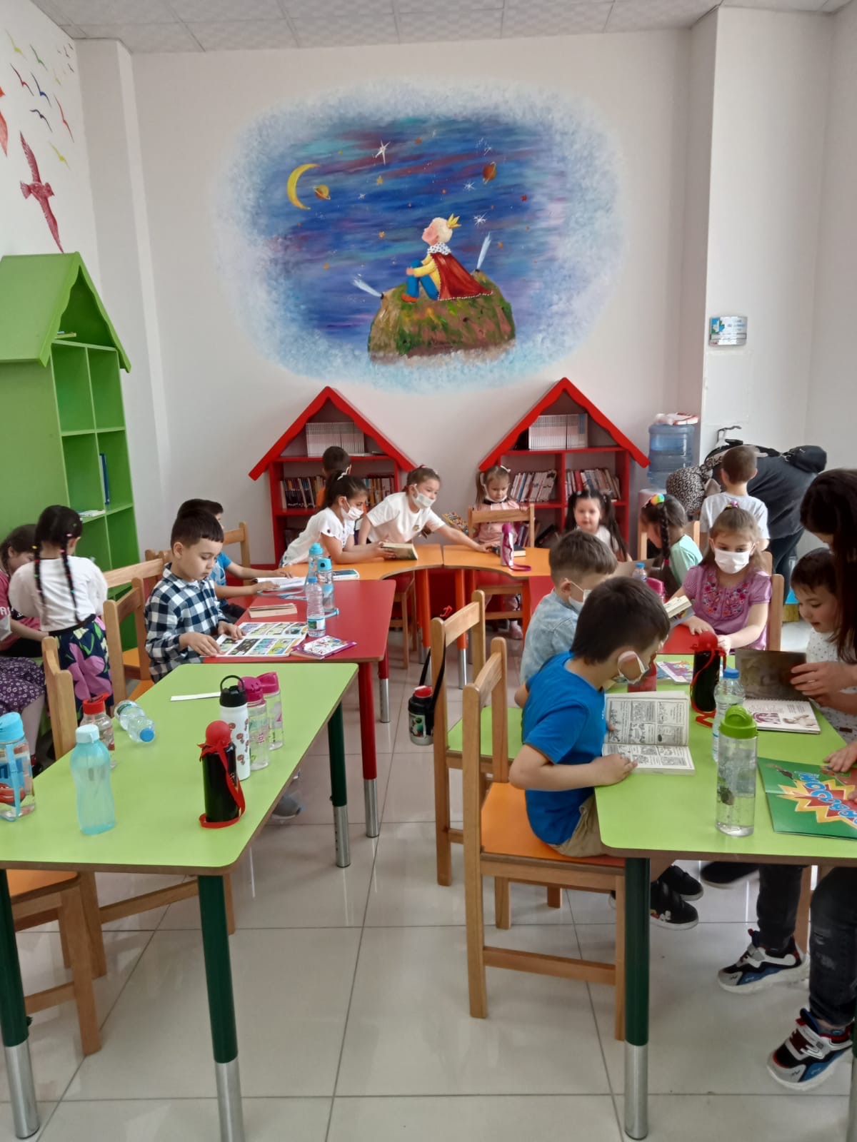 İZGİM Çocuk Kütüphanesi Tavşantepeli minikleri ağırladı (5)