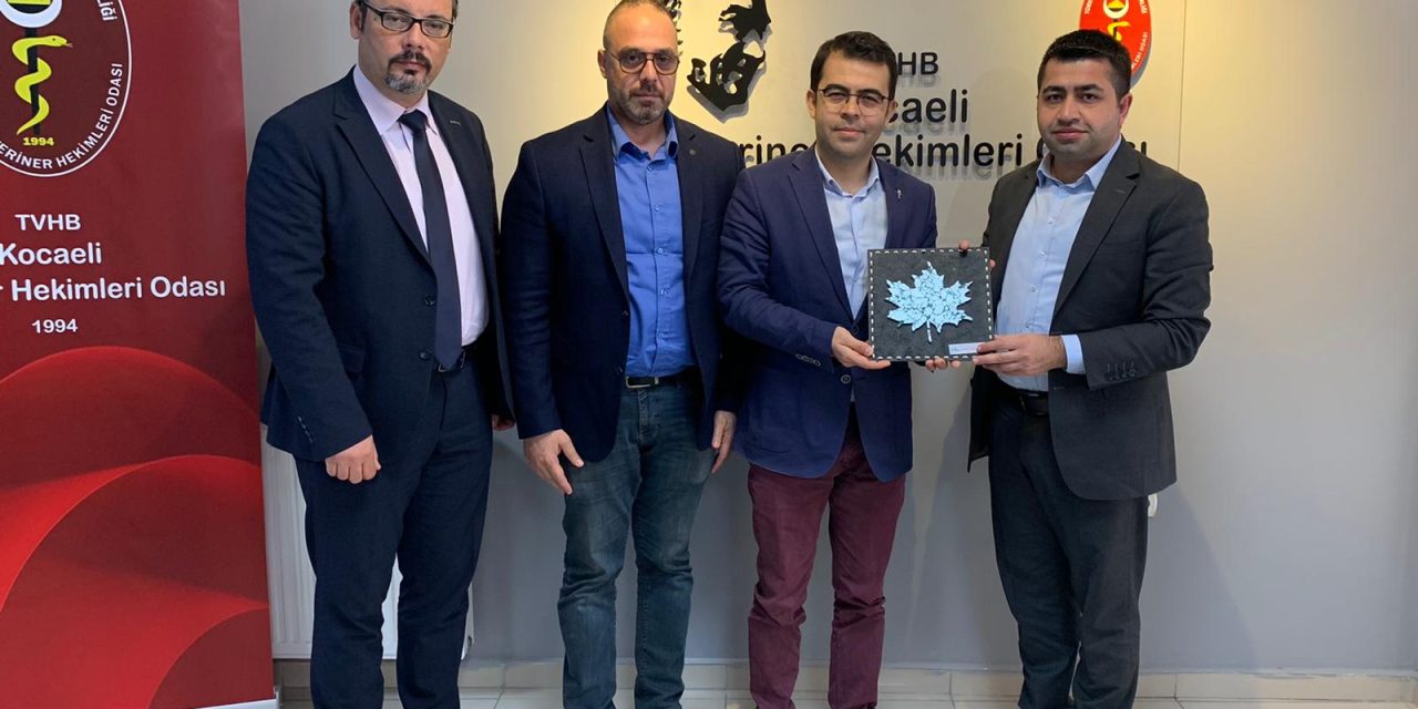 İZMİT BELEDİYESİNDEN VETERİNER HEKİMLERİ ODASI’NA ZİYARET