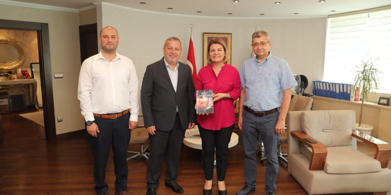 BAŞKAN HÜRRİYET, FEVZİYE CAMİİ DERNEĞİ BAŞKANI YILDIZ’I AĞIRLADI