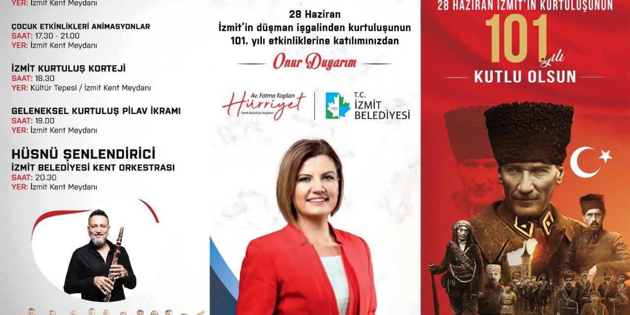 İZMİTLİLER YARIN KURTULUŞ İÇİN YÜRÜYECEK