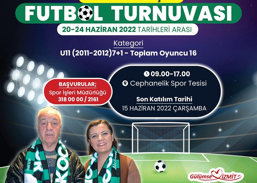 İZMİT BELEDİYESİ KAMURAN AKŞAR FUTBOL TURNUVASI GELECEĞİN YILDIZLARINI BİR ARAYA GETİRECEK