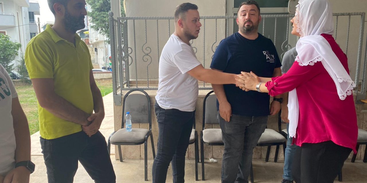BAŞKAN HÜRRİYET, KÜRKAN AİLESİNİN ACISINA ORTAK OLDU