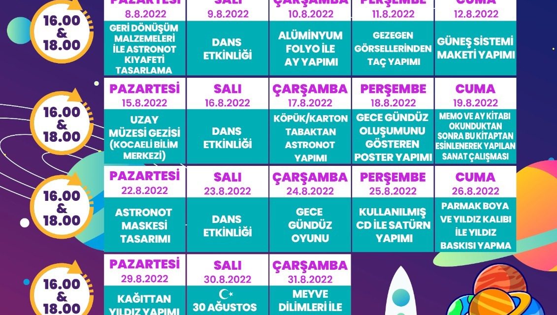 DOWN KAFE, AĞUSTOS’U RENGÂRENK GEÇİRECEK