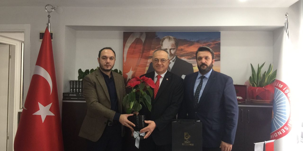 İZMİT BELEDİYESİ STK VE ESNAF MASASI’NDAN EĞİTİM İŞ KOCAELİ 1 NOLU ŞUBE’YE ZİYARET