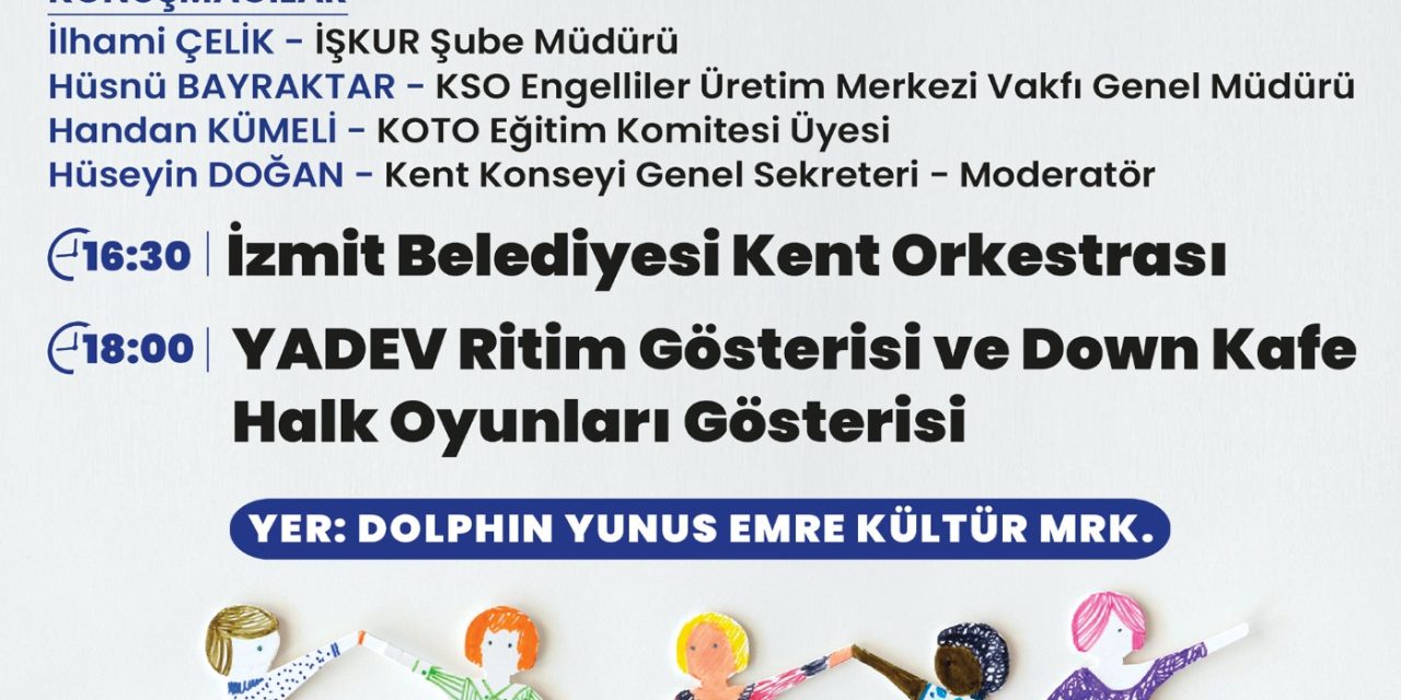 İZMİT BELEDİYESİNDEN DÜNYA ENGELLİLER GÜNÜNE ÖZEL PROGRAM