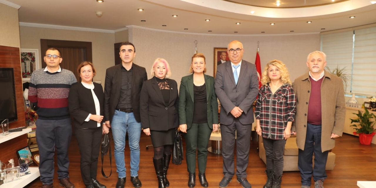 BAŞKAN HÜRRİYET’E KESK ÜYELERİNDEN NEZAKET ZİYARETİ