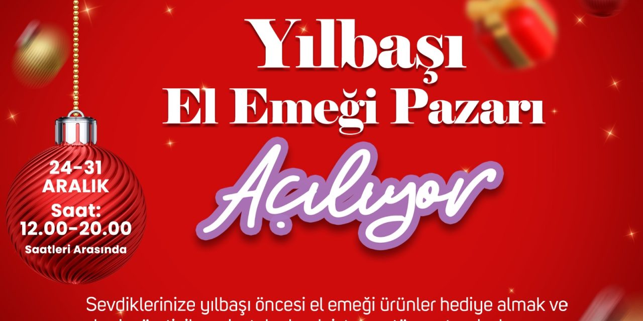 İZMİT BELEDİYESİ YILBAŞI EL EMEĞİ PAZARI İÇİN SON HAZIRLIKLAR!