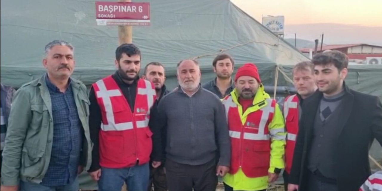 DEPREMZEDE VATANDAŞTAN İZBAK’A TEŞEKKÜR