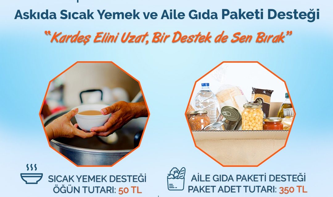İZMİT BELEDİYESİNİN DEPREMZEDELER İÇİN ASKIDA SICAK YEMEK VE GIDA PAKETİ KAMPANYASI BAŞLADI!
