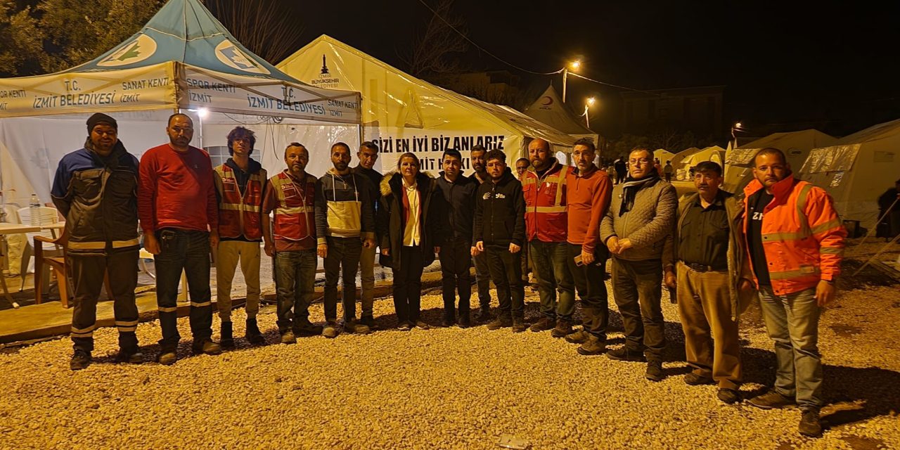 BAŞKAN HÜRRİYET’TEN DEPREM BÖLGESİNDE ÇALIŞAN MESAİ ARKADAŞLARINA TEŞEKKÜR