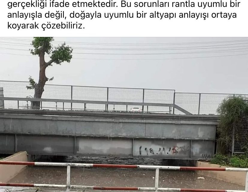 AKSU: SORUNLARI RANTLA DEĞİL, DOĞAYLA UYUMLU BİR ALTYAPI ANLAYIŞIYLA ÇÖZEBİLİRİZ