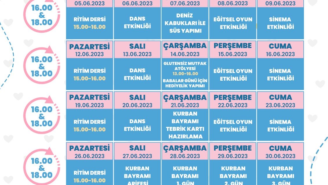 DOWN KAFE ETKİNLİKLERİ HAZİRAN AYINDA DA DEVAM EDECEK