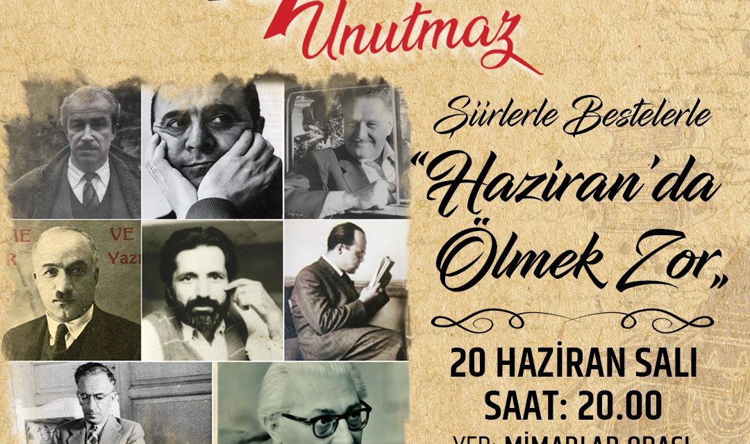 İZMİT BELEDİYESİ USTA ŞAİRLERİ ŞİİRLERİYLE ANACAK