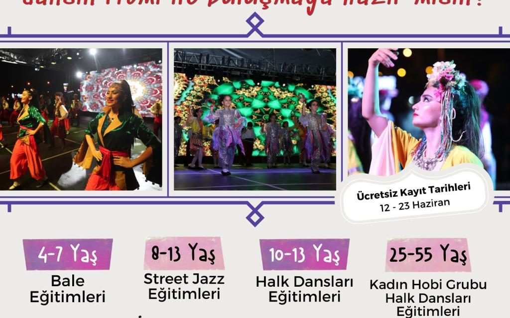 KURUÇEŞME YAŞAM MERKEZİ’NDE VERİLECEK DANS EĞİTİMLERİ İÇİN BAŞVURULAR BAŞLADI