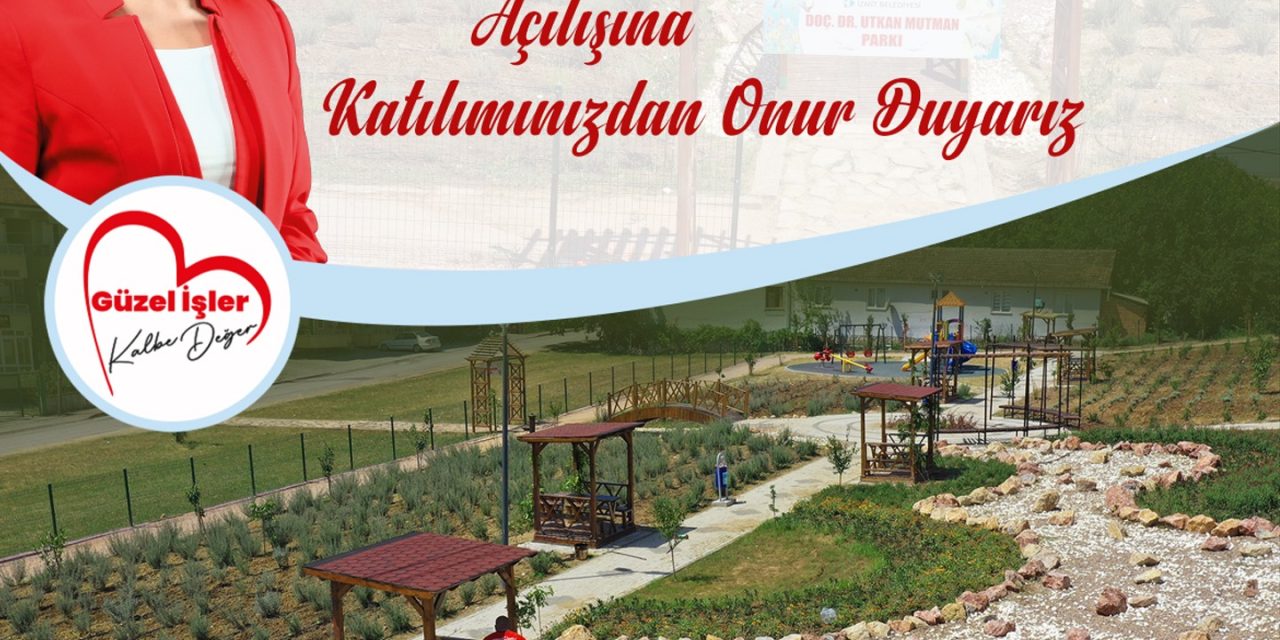 İZMİT BELEDİYESİ DOÇ. DR. UTKAN MUTMAN PARKINI YARIN AÇIYOR
