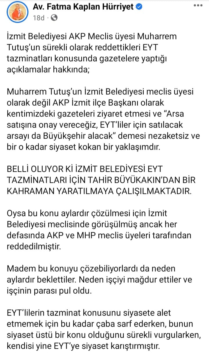 EYT'lilerin şimdiye kadar engel olan ucuz kahramanlara ihtiyacı yok