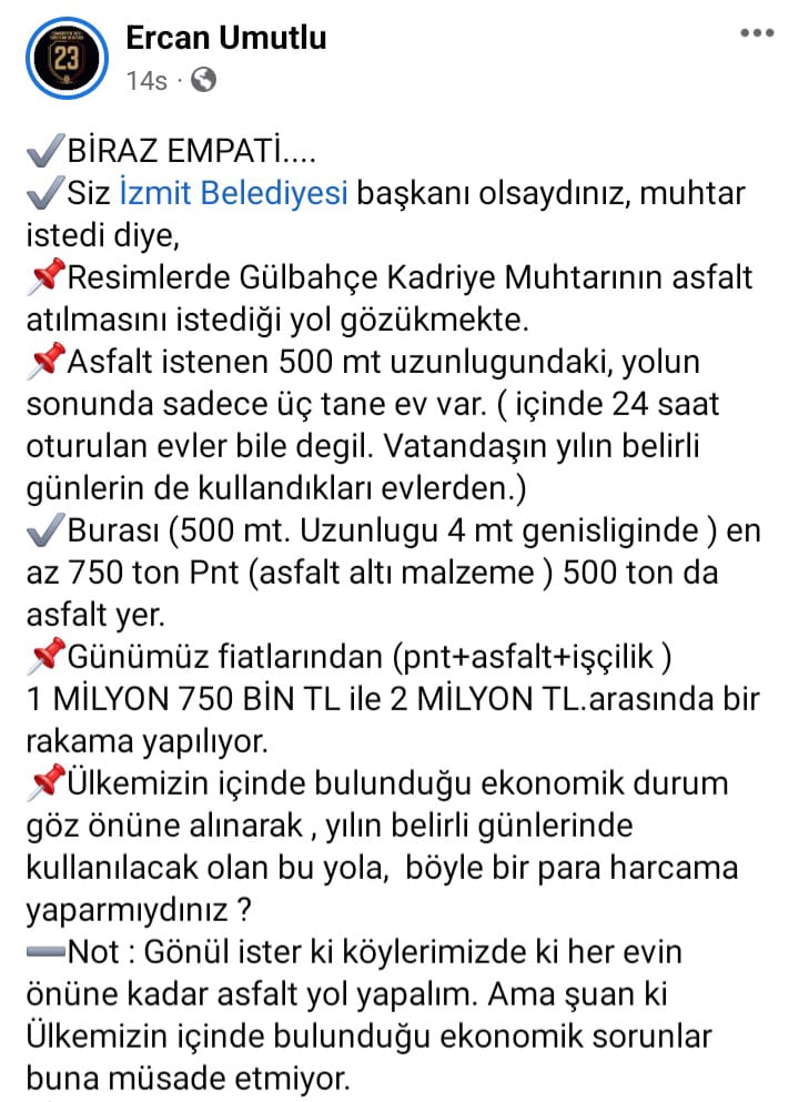 Ercan Umutlu paylaşım görseli