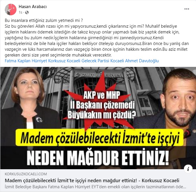 Hasan Arabacı Paylaşım