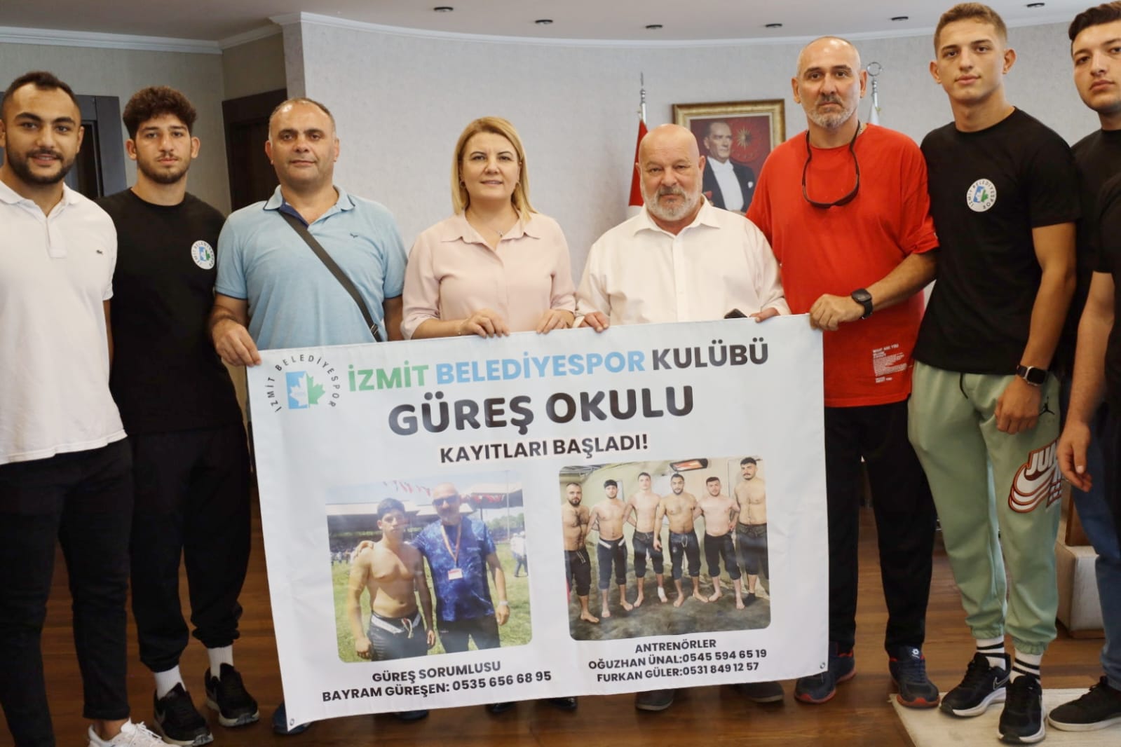 İzmit Belediyesi, ücretsiz güreş okulu açıyor (1)
