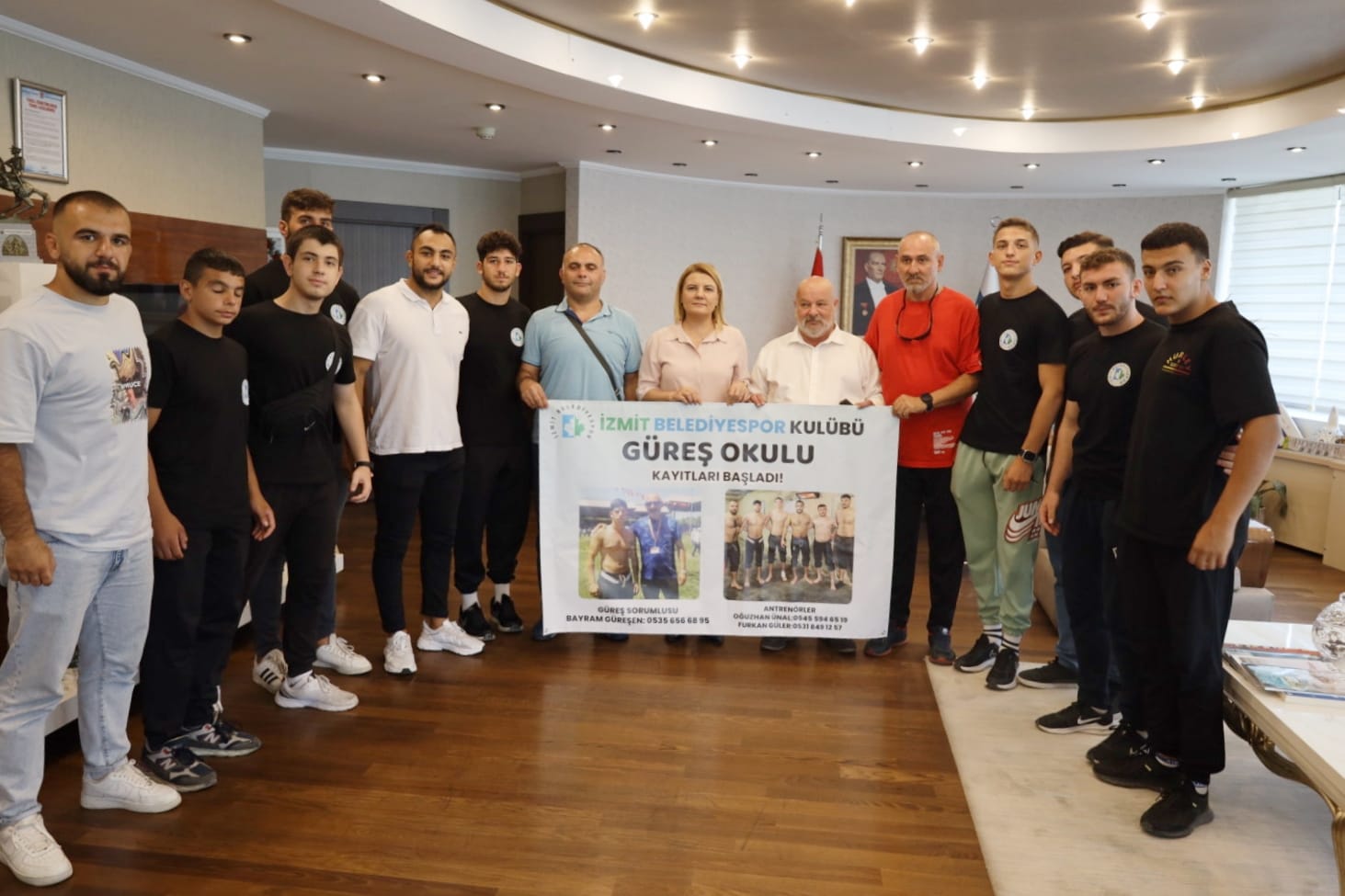 İzmit Belediyesi, ücretsiz güreş okulu açıyor (2)