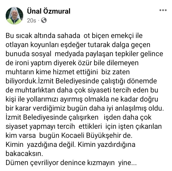 Ünal Özmural Paylaşım