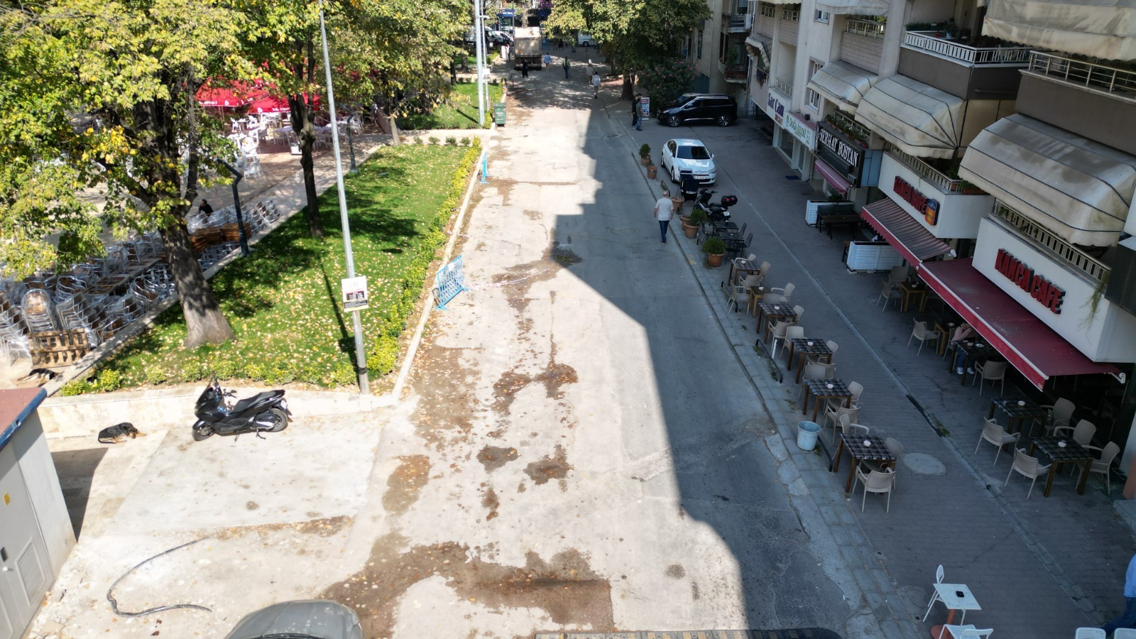 İzmit Belediyesi Mimar Sinan Sokak’ta yenileme çalışmalarına başladı (8)