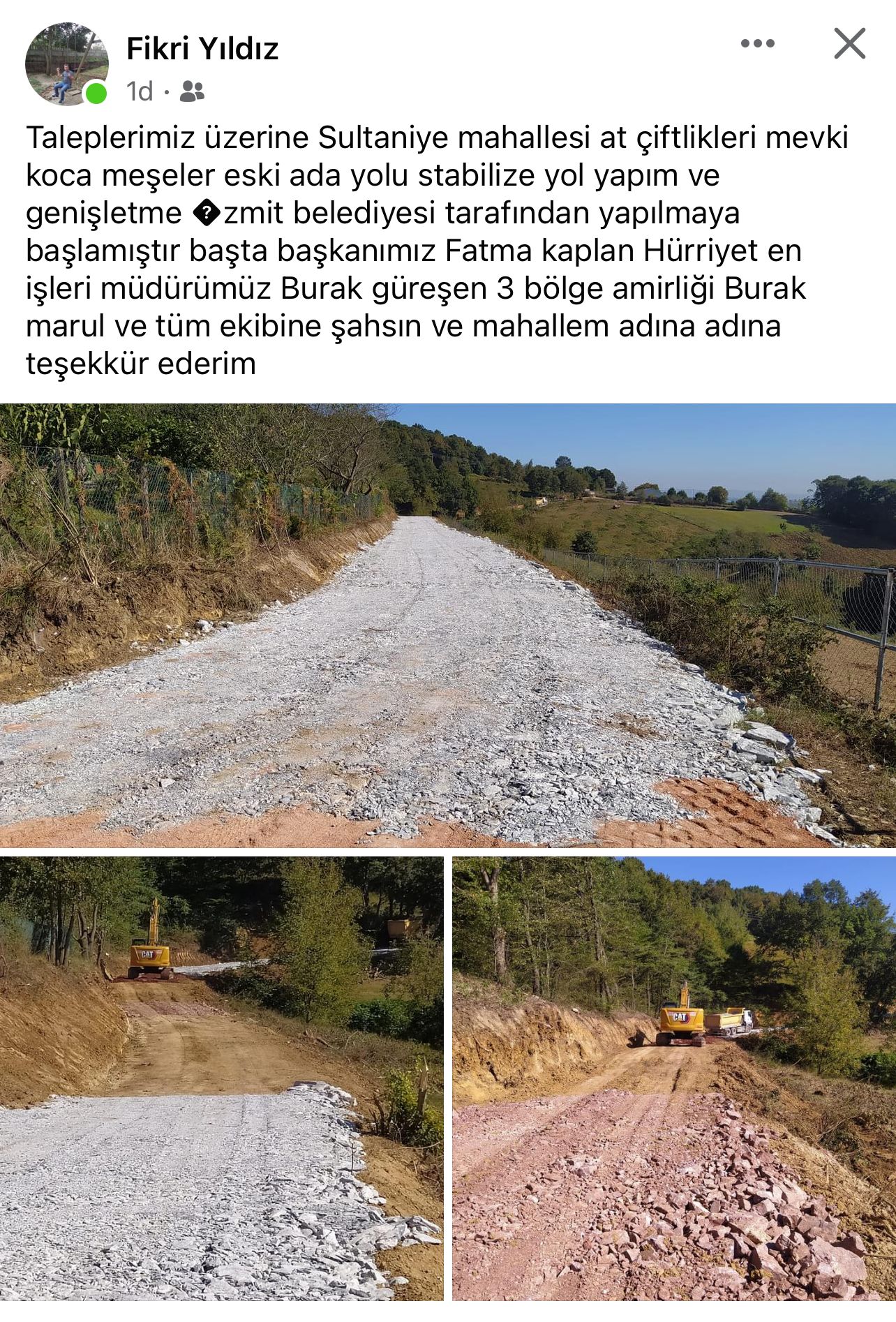 Tesekkür paylasimi