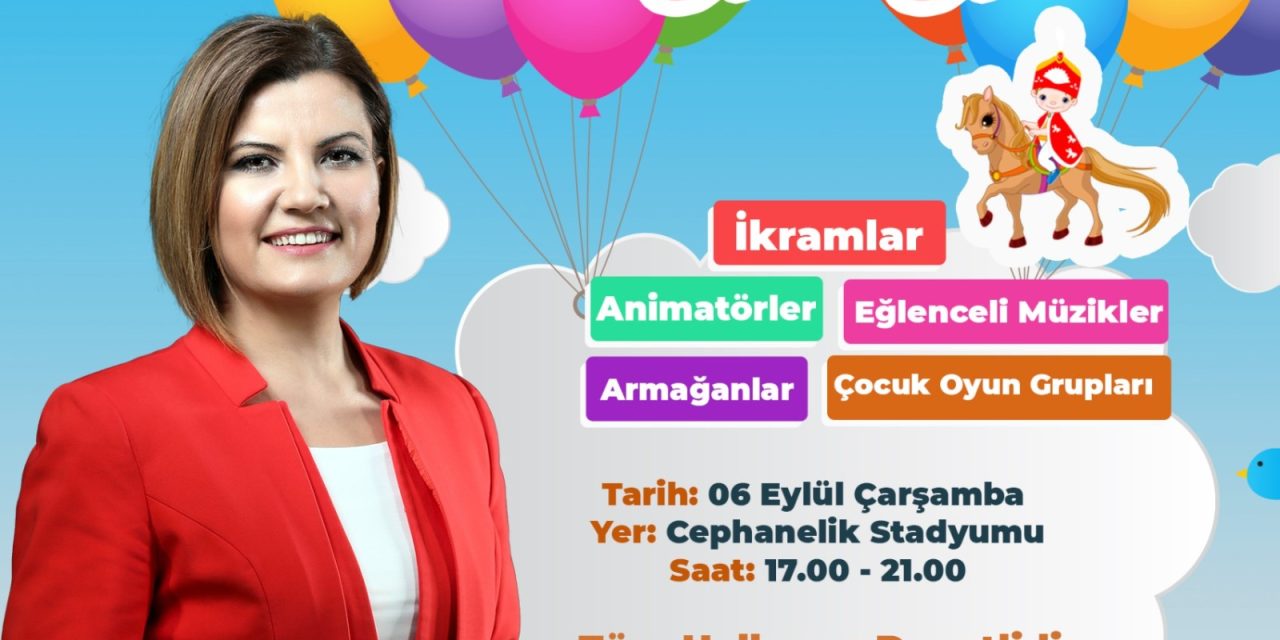 MİNİKLER VE AİLELERİ GELENEKSEL TOPLU SÜNNET ŞÖLENİNDE DOYASIYA EĞLENECEK