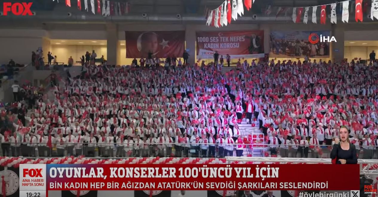 Bin Ses Tek Nefes Kadın Korosu ulusal medyaya damga vurdu (1)