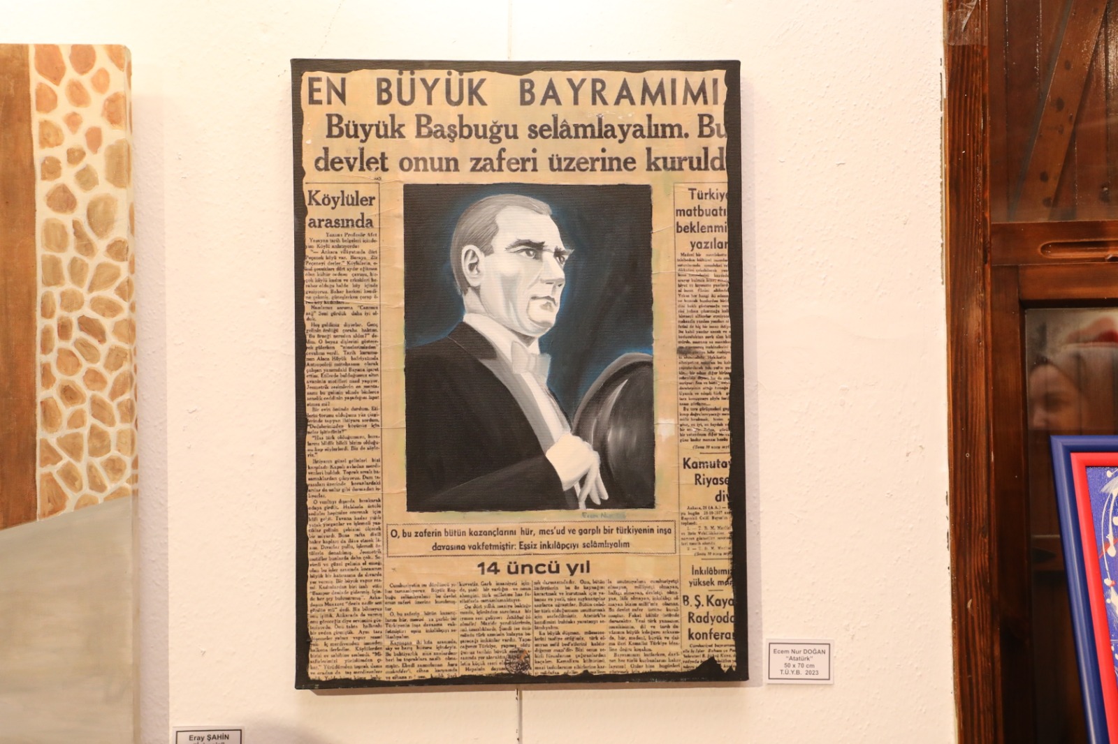“Cumhuriyet ve Biz - 7” resim sergisi kapılarını sanatseverlere açtı (14)