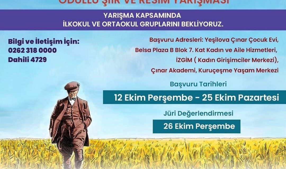 ÇOCUKLAR ‘HAYALLERİNDEKİ ATATÜRK’Ü ANLATMAK İÇİN YARIŞACAK!