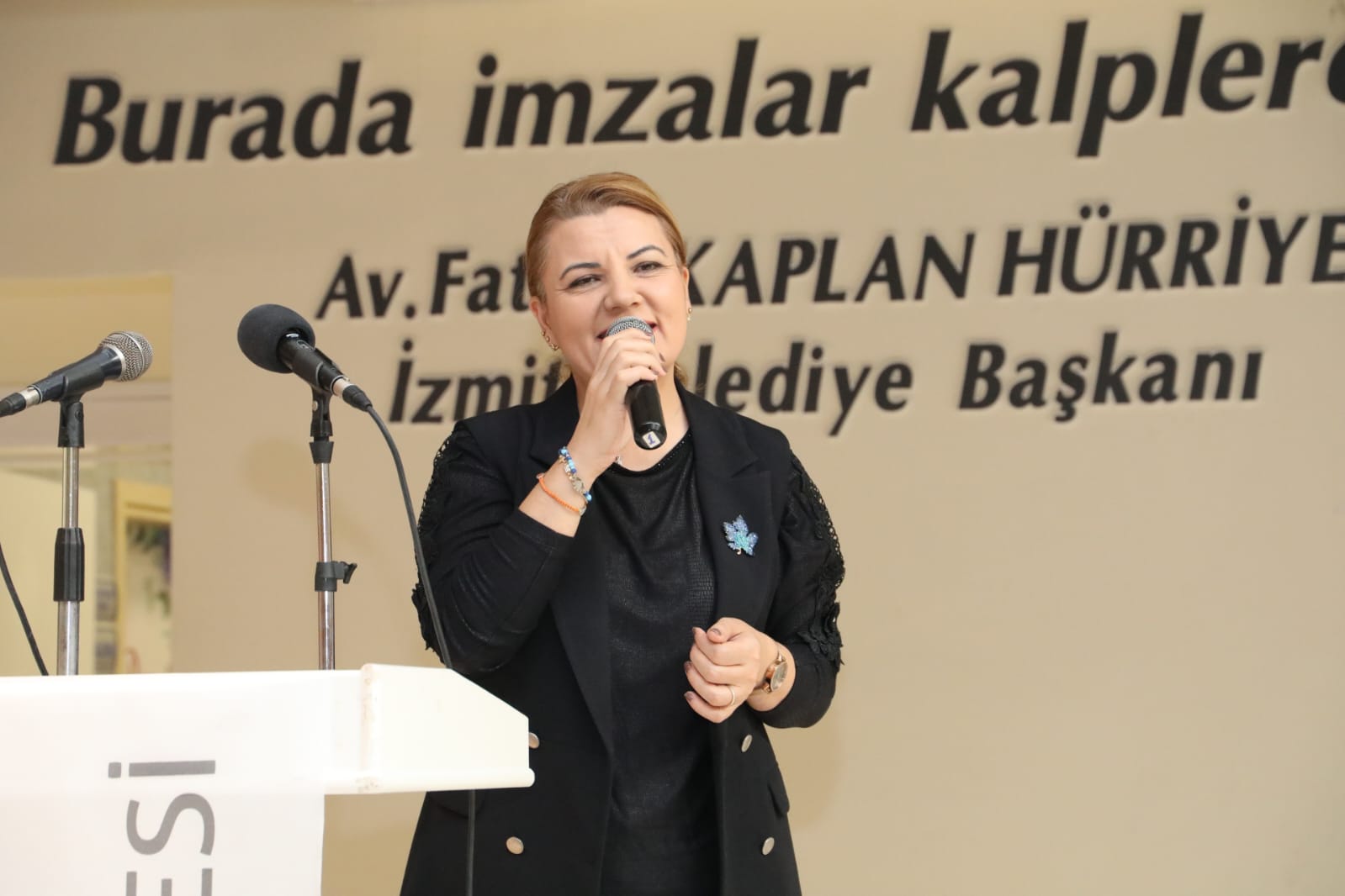 İzmit Belediye Başkanı Fatma Kaplan Hürriyet
