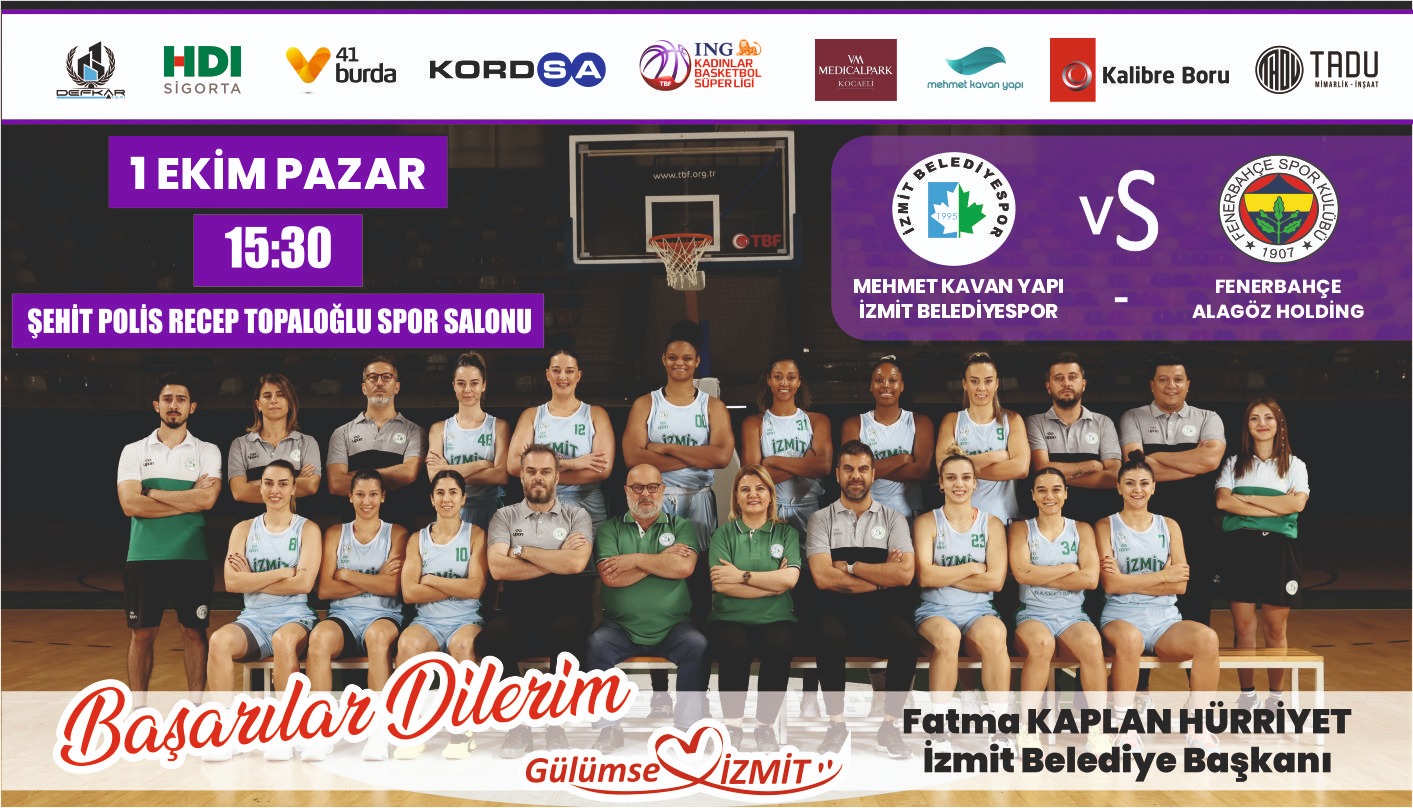 İzmit’in Perileri Fenerbahçe Alagöz Holdingi ağırlayacak