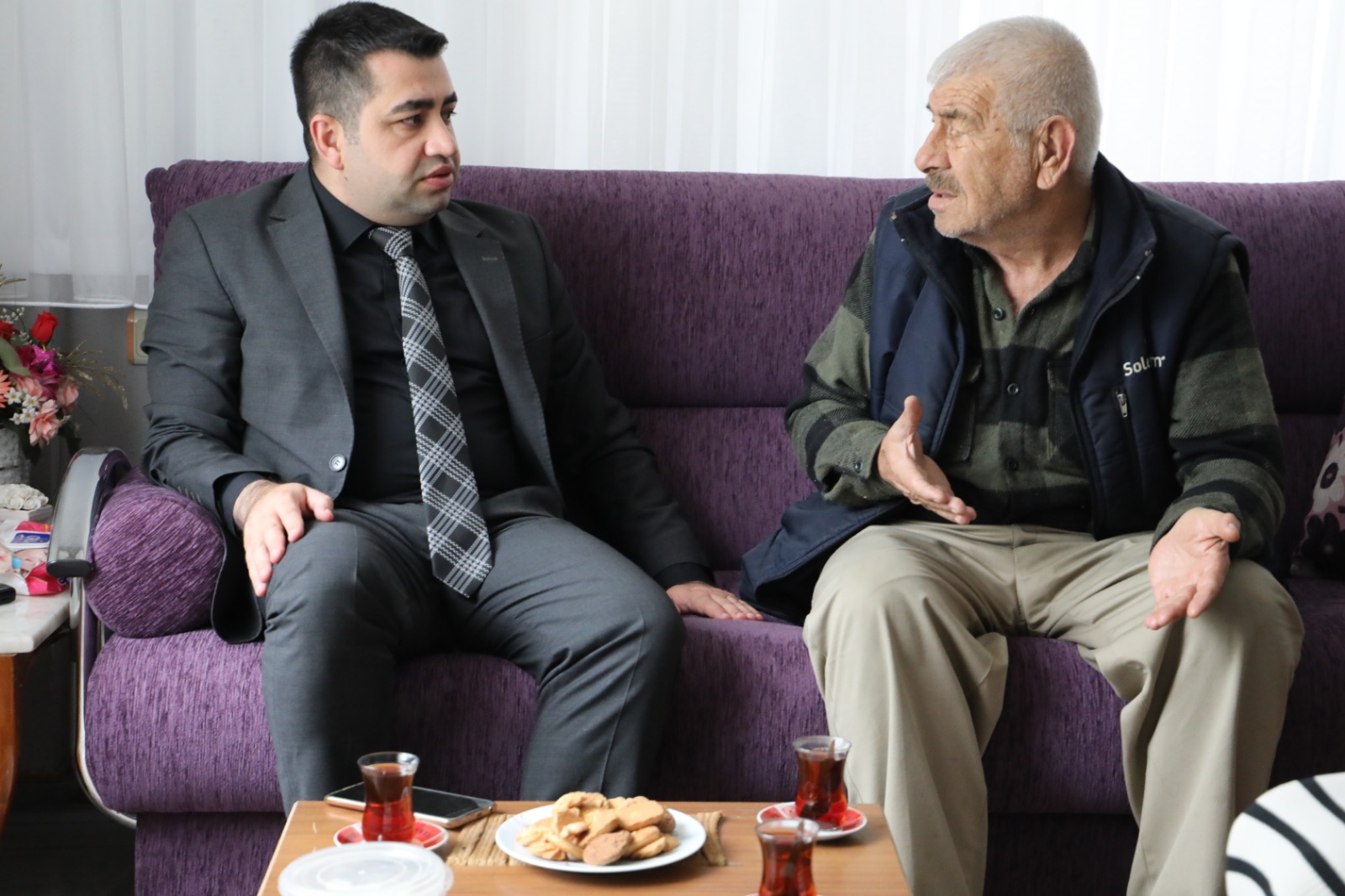 Kibris Gazisi Bahattin Karagöz ziyareti (1)