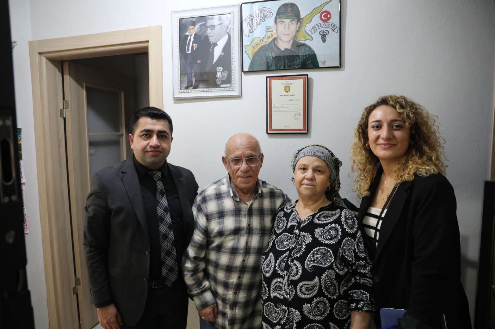 Kibris Gazisi Salih Mehmet Çavus ziyareti (1)