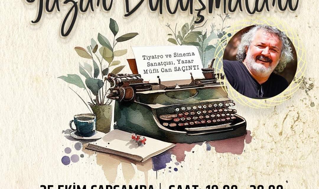 LEYLA ATAKAN ŞEHİR KÜTÜPHANESİ MÜFİT CAN SAÇINTI’YI AĞIRLAYACAK