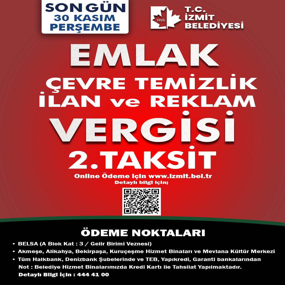 İzmit Belediyesinde vezneler hafta sonu da açık olacak