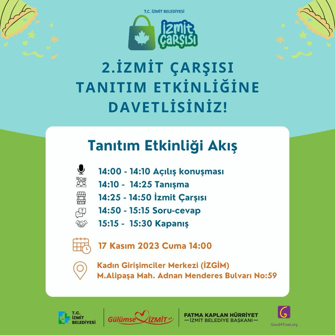 İzmit Çarşısı’ndan 2.Tanıtım Buluşması