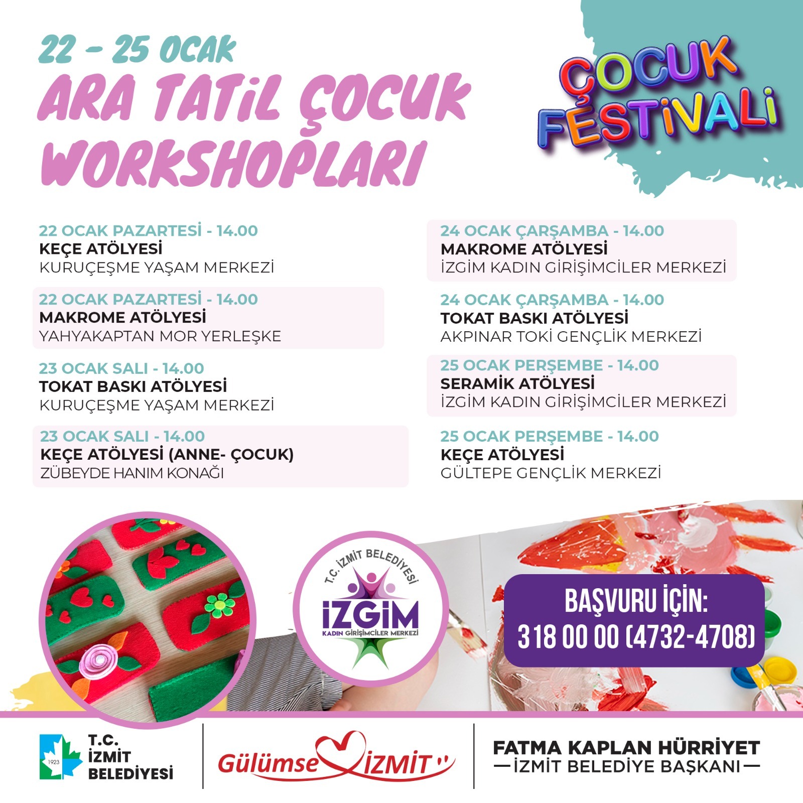 İzmit Çocuk Festivali pazartesi günü başlıyor! (3)