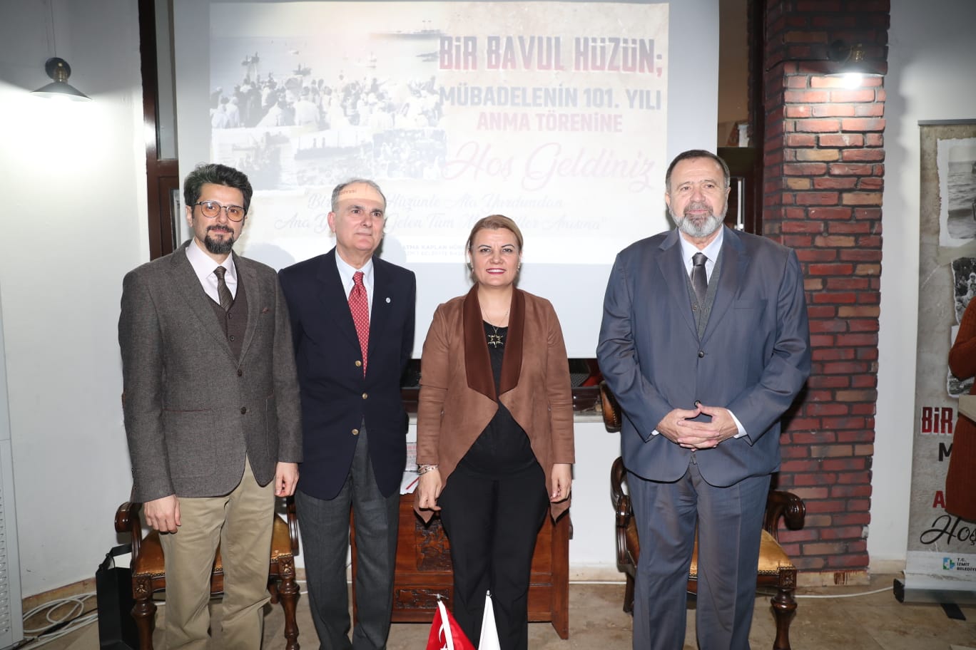 Başkan Hürriyet ve konuklar bir arada