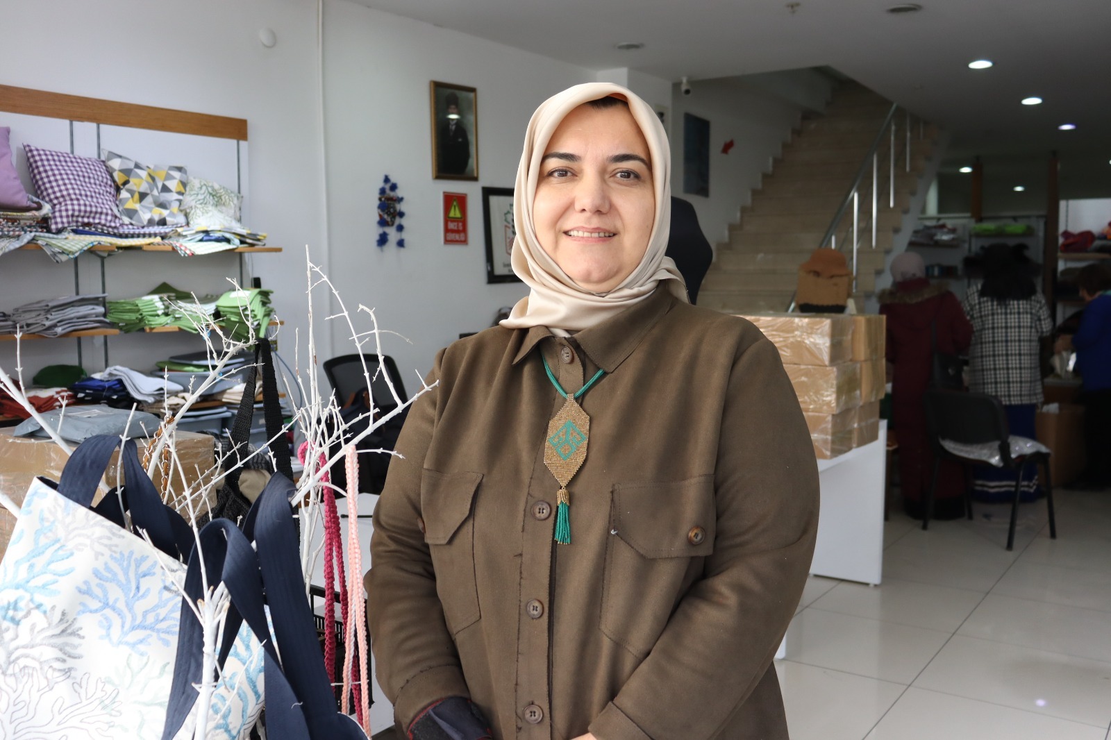 Çınar Kadın Kooperatifi Dikimevi Sorumlusu Kadriye Akcan