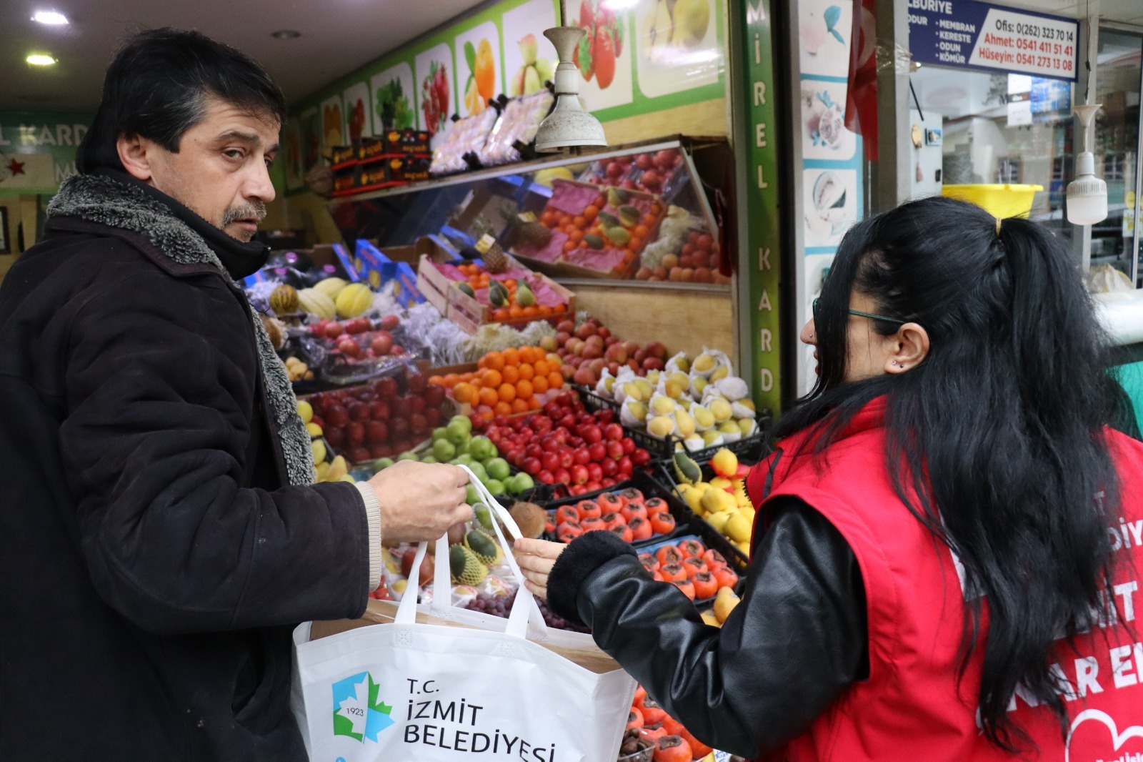 İzmit Belediyesi Çınar Ekibi Bekirdere esnafını ziyaret etti (9)