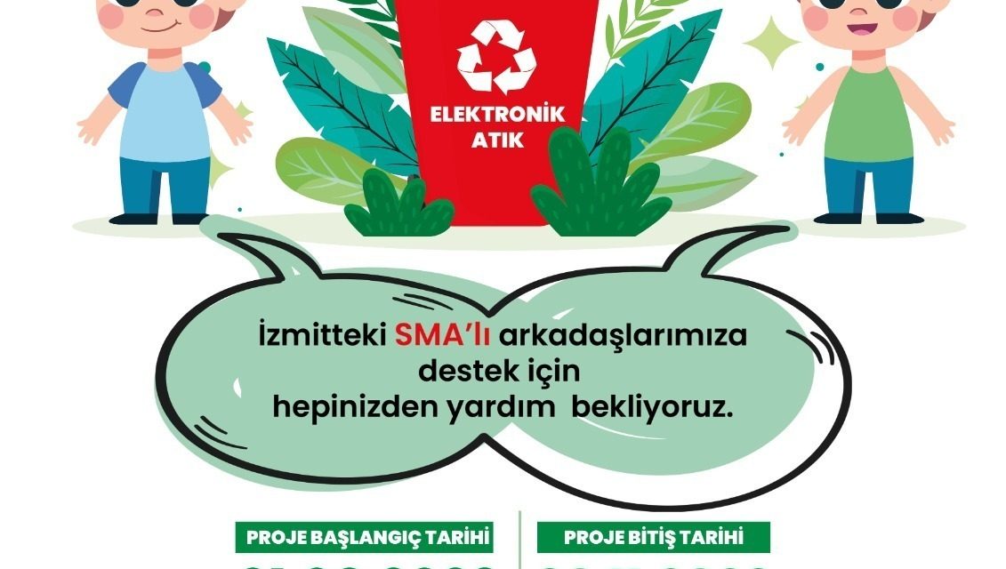 İZMİT BELEDİYESİ GERİ DÖNÜŞÜM KAMPANYASI İLE SMA’LI ÇOCUKLARA DESTEK OLDU