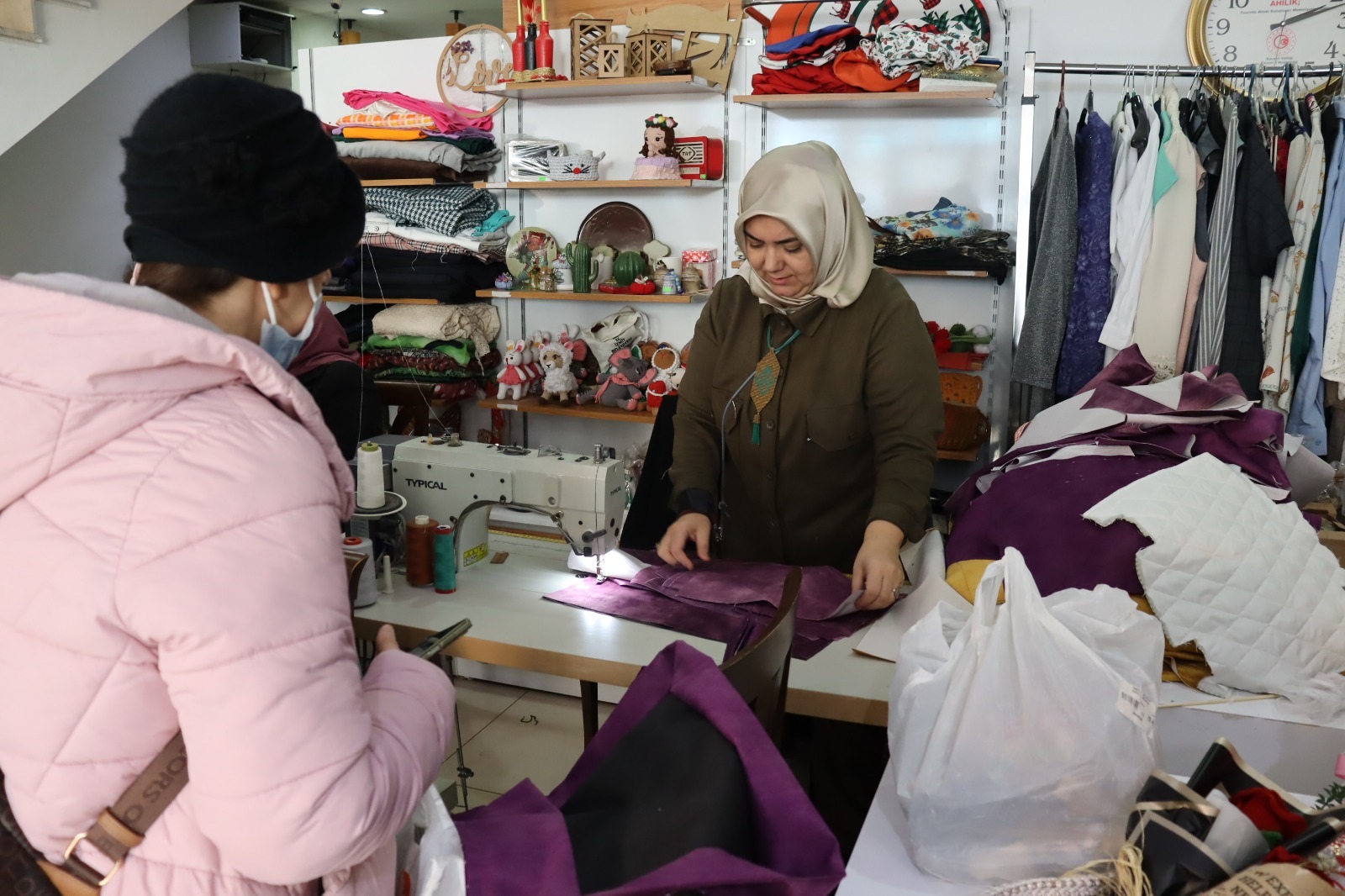 kadınlara iş imkânı sağlanıyor (1)