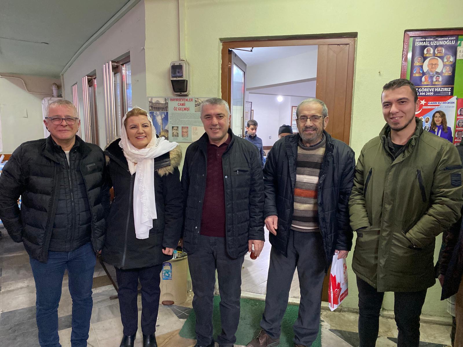 Başkan Hürriyet, Hayırsevenler Camii cemaatiyle buluştu (3)