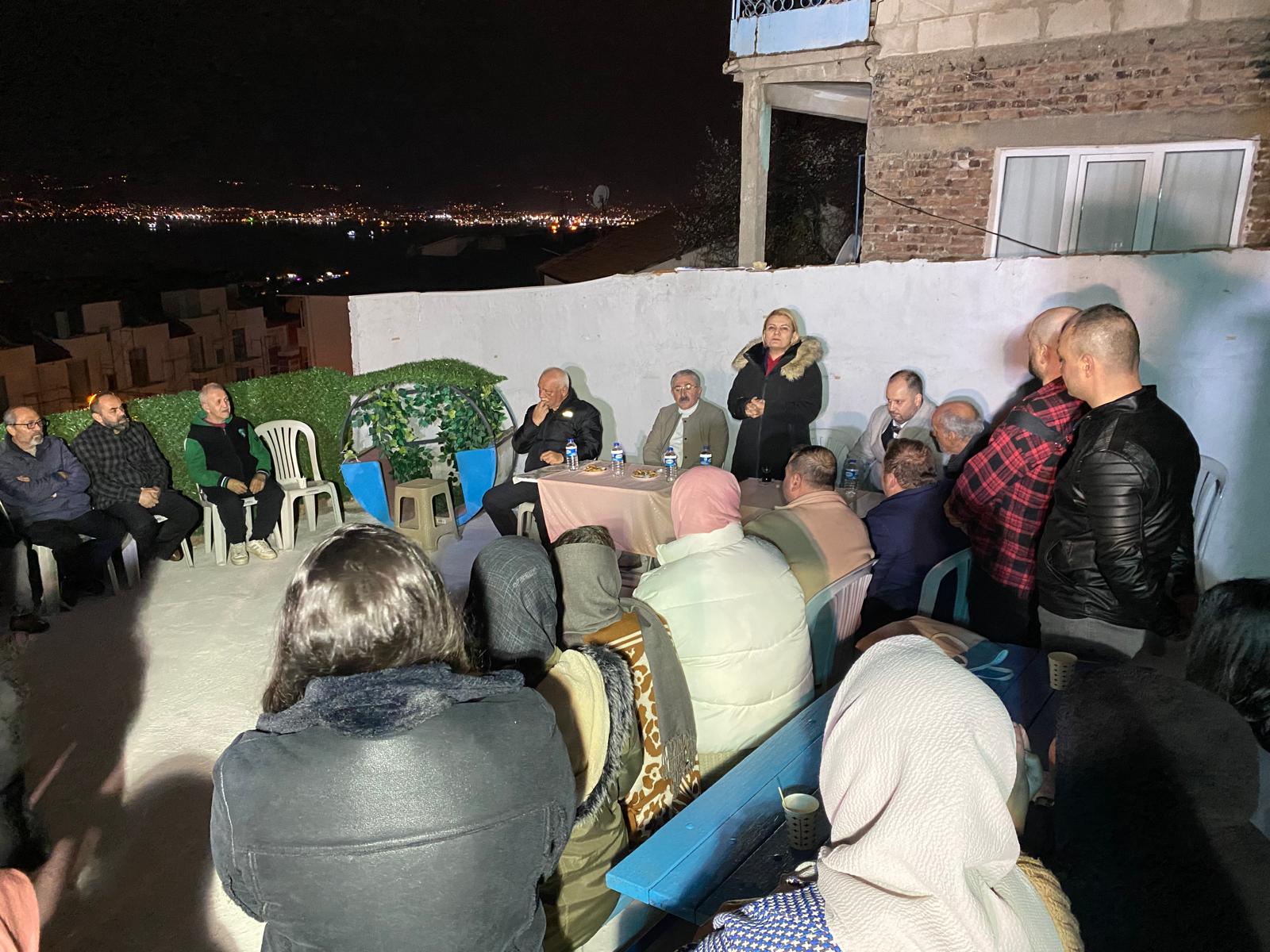 Başkan Hürriyet Zabıtan Mahallesinde vatandaşlara konuk oldu (3)