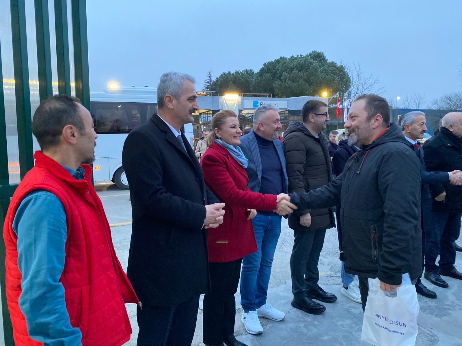 Başkan Hürriyet, geleneksel işçi ziyaretlerine Bekaert'te devam etti (6)