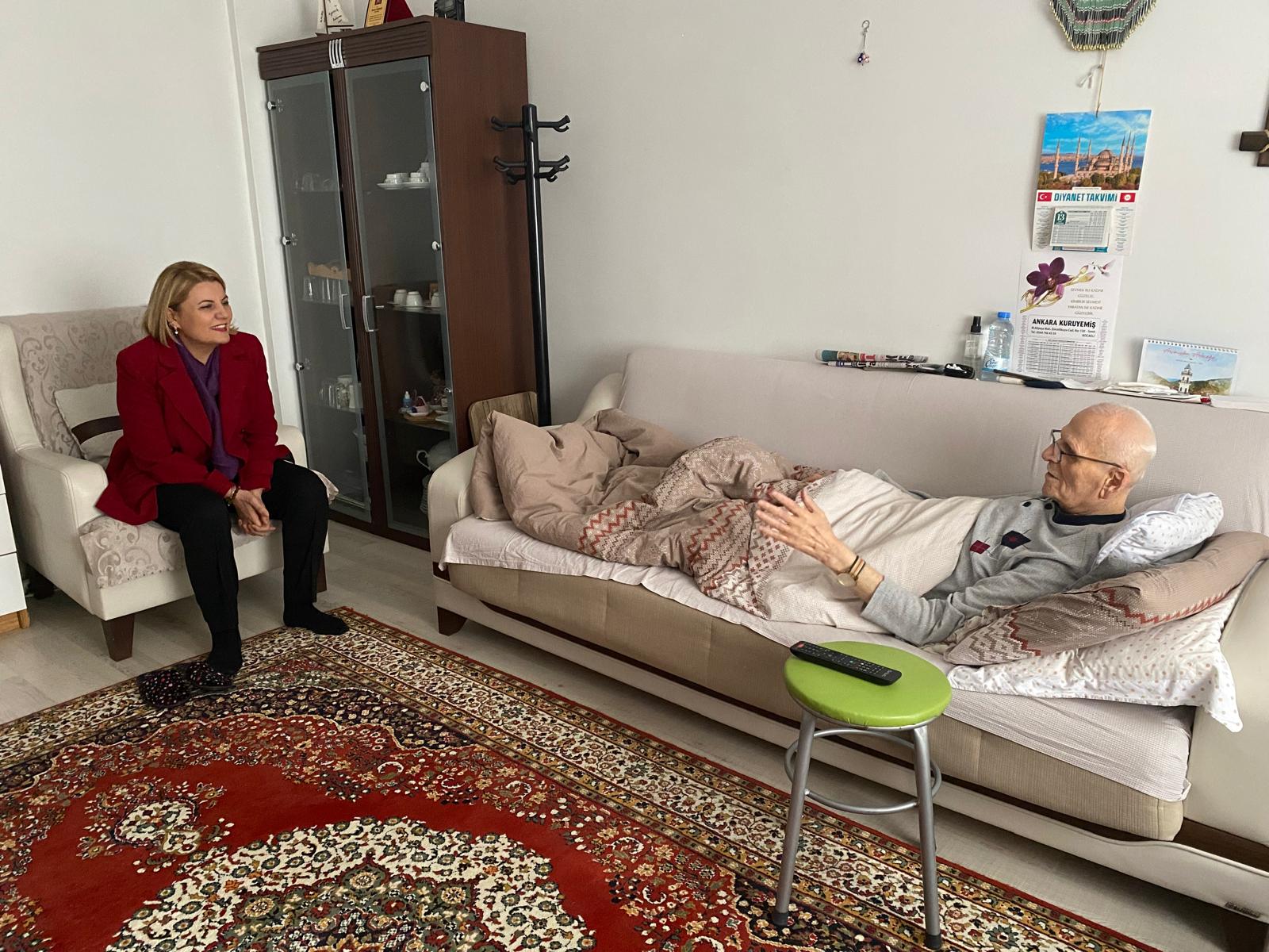 Başkan Hürriyet’ten Paşa’nın eski muhtarı Mehmet Kanpara’ya ziyaret (2)
